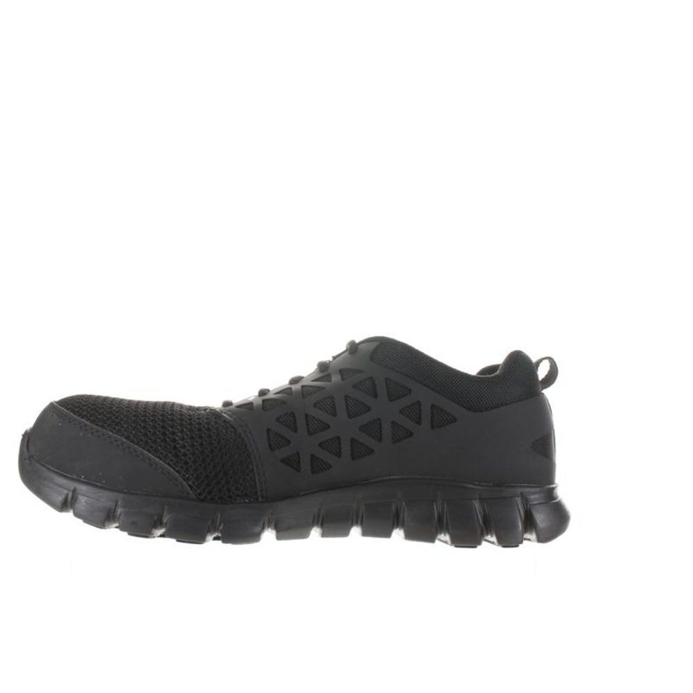 Reebok Mens Sublite Cushion Work Black Safety Shoes Size 10 Medium (D, M)! - Picture 3 of 4